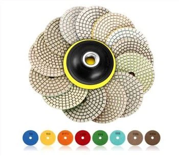 Tampons diamantés pour sols en béton