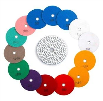 Tampon de polissage diamant pour sols en marbre