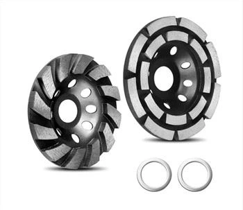 Meule diamantée à double rangée